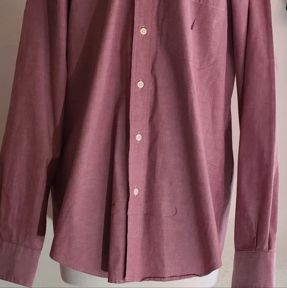 Nautica size M Seawash Oxford dress shirt - Picture 2 of 10